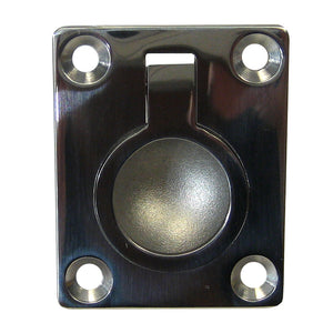 Whitecap Flush Pull Ring - 316 Stainless Steel - 1-1/2" x 1-7/8" [6022C] - BuoyMart.com  Latches Whitecap