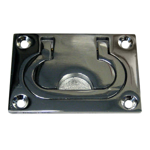 Whitecap Flush Pull Ring - CP/Brass - 3" x 2" [S-3364C] - BuoyMart.com  Latches Whitecap