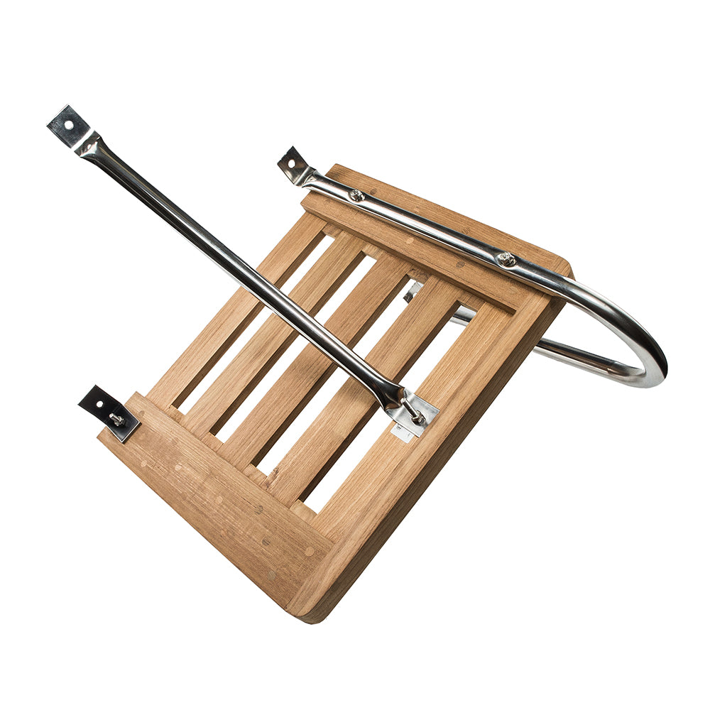 Whitecap Teak Swim Platform f/Outboard Motors [60900] - BuoyMart.com  Swim Platforms Whitecap