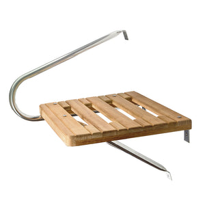 Whitecap Teak Swim Platform f/Outboard Motors [60900] - BuoyMart.com  Swim Platforms Whitecap