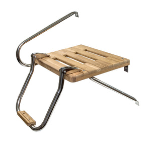 Whitecap Teak Swim Platform w/Ladder f/Outboard Motors [60902] - BuoyMart.com  Swim Platforms Whitecap
