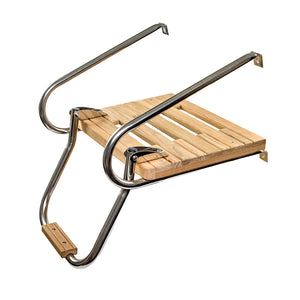 Whitecap Teak Swim Platform w/Ladder f/Inboard/Outboard Motors [60903] - BuoyMart.com  Swim Platforms Whitecap