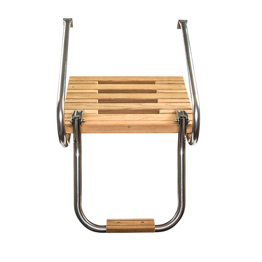 Whitecap Teak Swim Platform w/Ladder f/Inboard/Outboard Motors [60903] - BuoyMart.com  Swim Platforms Whitecap