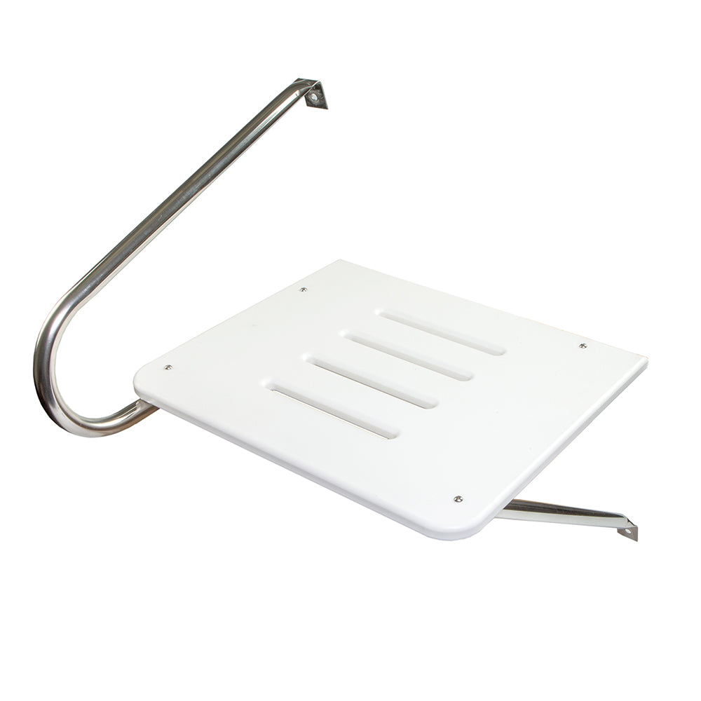 Whitecap White Poly Swim Platform f/Outboad Motors [67900] - BuoyMart.com  Swim Platforms Whitecap