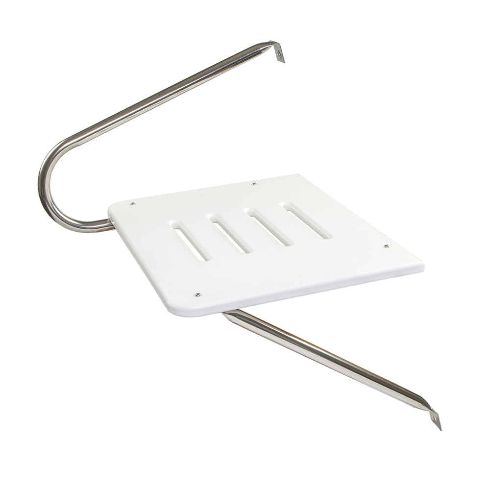 Whitecap White Poly Swim Platform f/Outboad Motors [67900] - BuoyMart.com  Swim Platforms Whitecap
