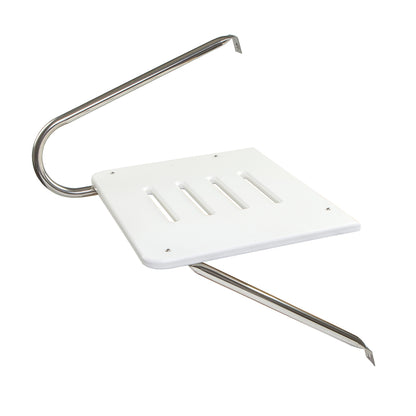 Whitecap White Poly Swim Platform f/Outboad Motors [67900] - BuoyMart.com  Swim Platforms Whitecap