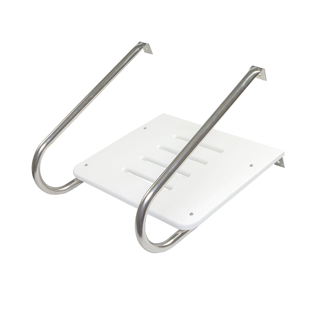 Whitecap White Poly Swim Platform f/Inboard/Outboard Motors [67901] - BuoyMart.com  Swim Platforms Whitecap