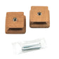 Whitecap Teak Square Drawer Knob - 1-1/8" - 2 Pack [60130-A] - BuoyMart.com  Teak Whitecap