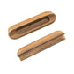 Whitecap Teak Oblong Drawer Pull - 4-1/16"L - 2 Pack [60124-A] - BuoyMart.com  Teak Whitecap