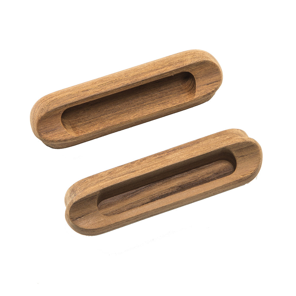 Whitecap Teak Oblong Drawer Pull - 4-1/16"L - 2 Pack [60124-A] - BuoyMart.com  Teak Whitecap