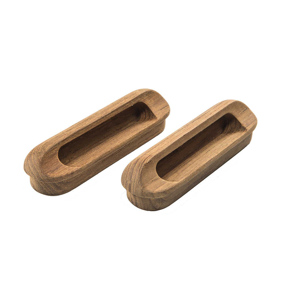 Whitecap Teak Oblong Drawer Pull - 4-1/16"L - 2 Pack [60124-A] - BuoyMart.com  Teak Whitecap