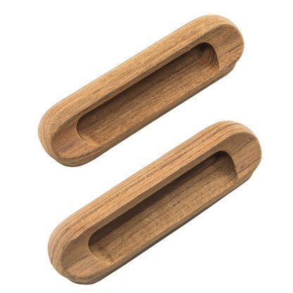 Whitecap Teak Oblong Drawer Pull - 4-1/16"L - 2 Pack [60124-A] - BuoyMart.com  Teak Whitecap