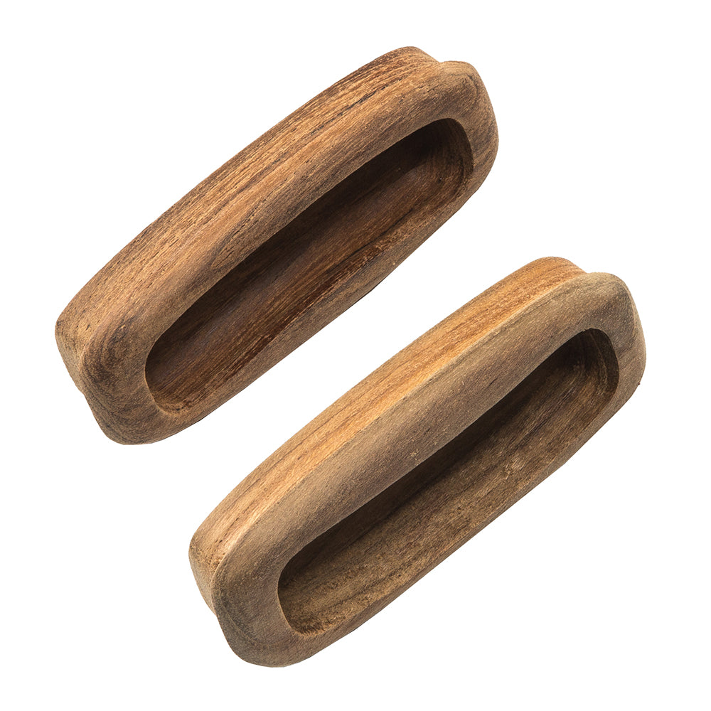 Whitecap Teak Rectangular Drawer Pull - 3-1/4"L - 2 Pack [60135-A] - BuoyMart.com  Teak Whitecap