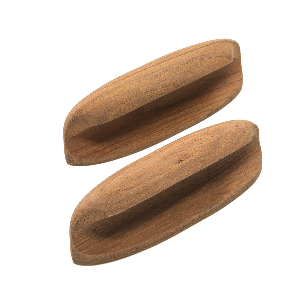 Whitecap Teak Oval Drawer Pull - 4"L - 2 Pack [60147-A] - BuoyMart.com  Teak Whitecap