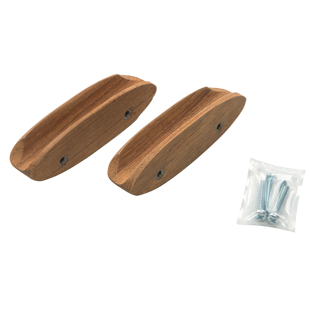 Whitecap Teak Oval Drawer Pull - 4"L - 2 Pack [60147-A] - BuoyMart.com  Teak Whitecap