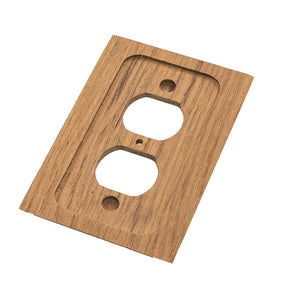 Whitecap Teak Outlet Cover/Receptacle Plate [60170] - BuoyMart.com  Teak Whitecap