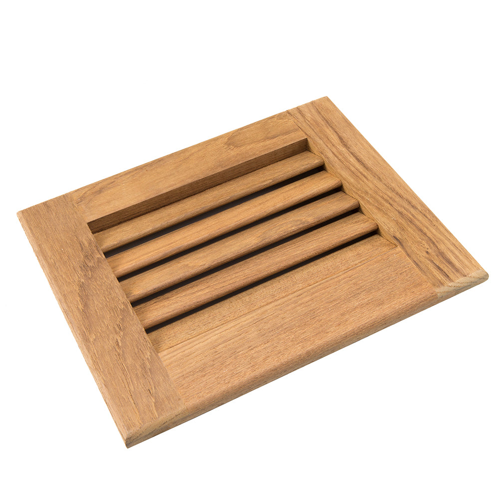 Whitecap Teak Louvered Insert - 7-1/2" x 9-1/8" x 3/4" [60712] - BuoyMart.com  Teak Whitecap