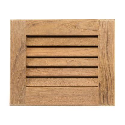 Whitecap Teak Louvered Insert - 7-1/2" x 9-1/8" x 3/4" [60712] - BuoyMart.com  Teak Whitecap