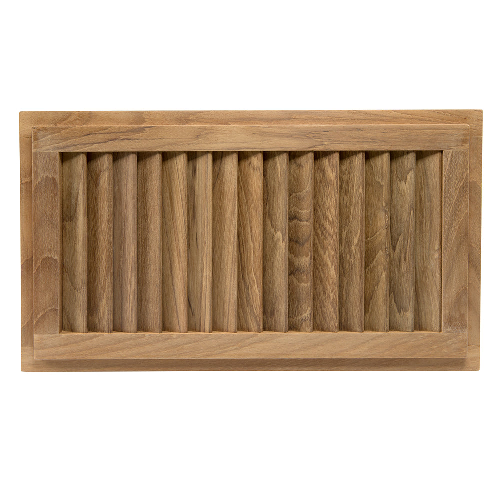 Whitecap Teak Louvered Insert - 16" x 9-1/8" x 3/4" [60710] - BuoyMart.com  Teak Whitecap
