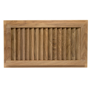 Whitecap Teak Louvered Insert - 16" x 9-1/8" x 3/4" [60710] - BuoyMart.com  Teak Whitecap