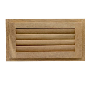 Whitecap Teak Louvered Insert - 6-3/8" x 11-3/16" x 3/4" [60714] - BuoyMart.com  Teak Whitecap