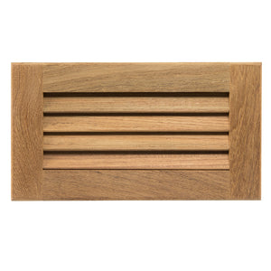 Whitecap Teak Louvered Insert - 6-3/8" x 11-3/16" x 3/4" [60714] - BuoyMart.com  Teak Whitecap