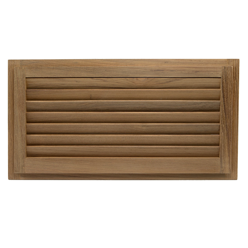 Whitecap Teak Louvered Insert - 9-3/8" x 18" x 3/4" [60716] - BuoyMart.com  Teak Whitecap