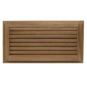Whitecap Teak Louvered Insert - 9-3/8" x 18" x 3/4" [60716] - BuoyMart.com  Teak Whitecap