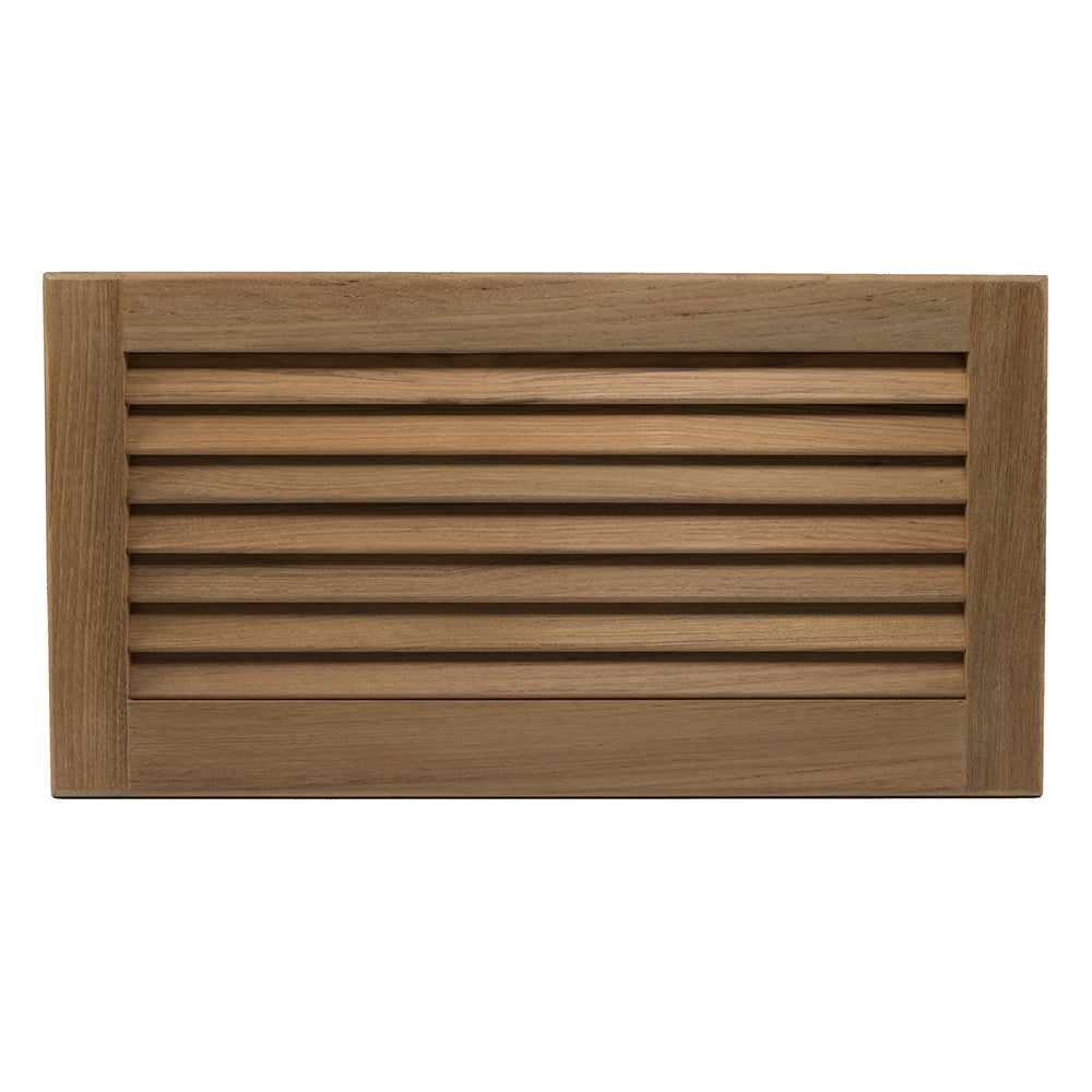Whitecap Teak Louvered Insert - 9-3/8" x 18" x 3/4" [60716] - BuoyMart.com  Teak Whitecap