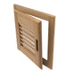 Whitecap Teak Louvered Door & Frame - Right Hand - 12" x 12" [60720] - BuoyMart.com  Teak Whitecap