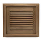 Whitecap Teak Louvered Door & Frame - Right Hand - 15" x 15" [60722] - BuoyMart.com  Teak Whitecap