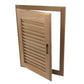 Whitecap Teak Louvered Door & Frame - Right Hand - 15" x 20" [60724] - BuoyMart.com  Teak Whitecap