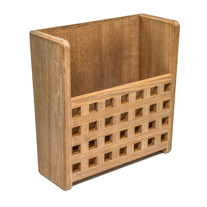 Whitecap Teak Grate Front Magazine Rack [62502] - BuoyMart.com  Teak Whitecap