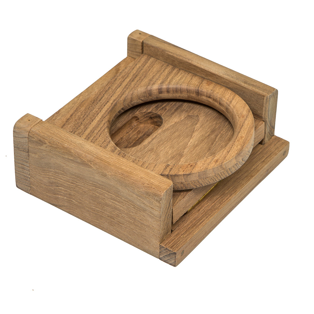 Whitecap Teak Folding Drink Holder [62601] - BuoyMart.com  Teak Whitecap