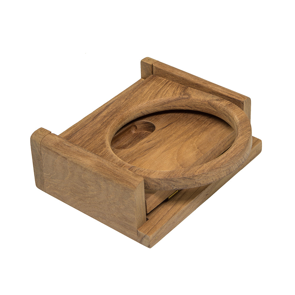 Whitecap Teak Folding Insulated Drink Holder [62602] - BuoyMart.com  Teak Whitecap
