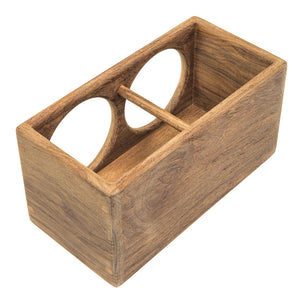 Whitecap Teak 2-Drink Rack [62610] - BuoyMart.com  Teak Whitecap