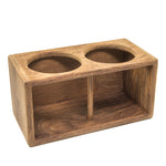Whitecap Teak 2-Drink Rack [62610] - BuoyMart.com  Teak Whitecap