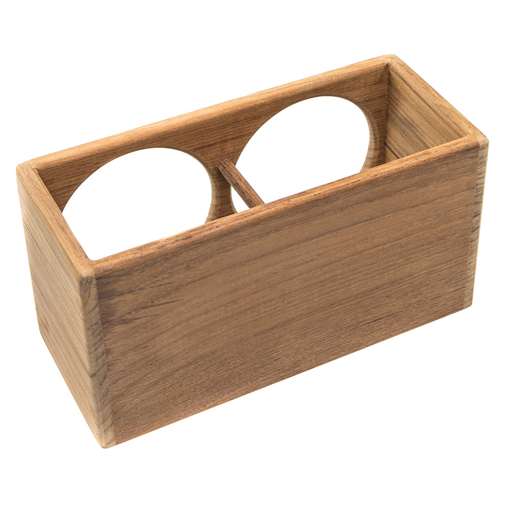 Whitecap Teak Two Insulated Drink Rack [62612] - BuoyMart.com  Teak Whitecap