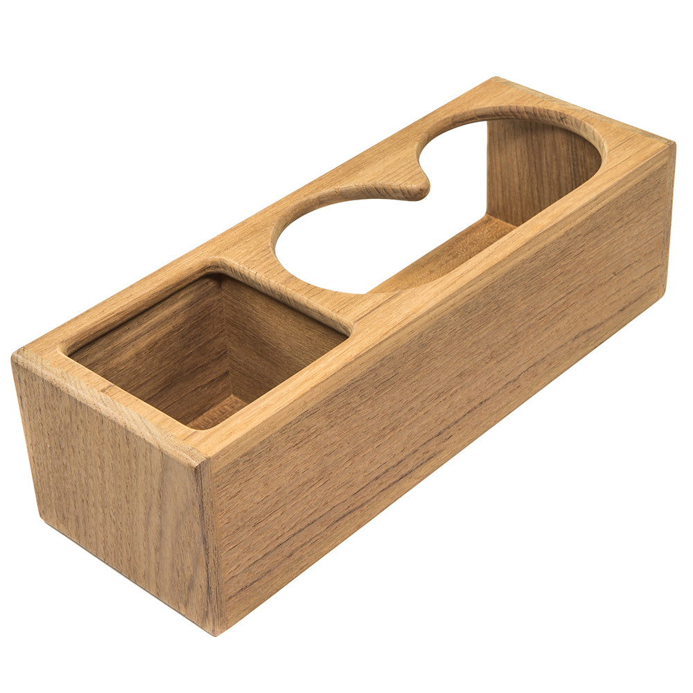 Whitecap Teak Two Insulated Drink/Binocular Rack w/Tray [62616] - BuoyMart.com  Teak Whitecap