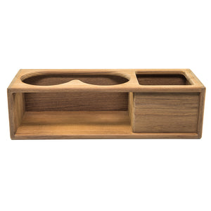 Whitecap Teak Two Insulated Drink/Binocular Rack w/Tray [62616] - BuoyMart.com  Teak Whitecap