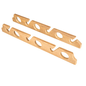Whitecap Teak Six-Rod Storage Rack - Pair [60614] - BuoyMart.com  Teak Whitecap