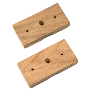 Whitecap Teak Rod Storage Rack Mounting Brackets - Pair [60609] - BuoyMart.com  Teak Whitecap