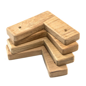 Whitecap Teak Cooler/Box Chocks - 4 Pack [60329] - BuoyMart.com  Teak Whitecap