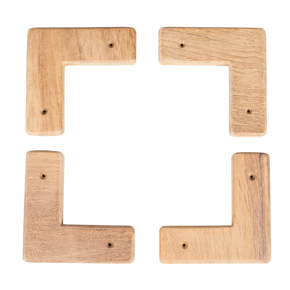 Whitecap Teak Cooler/Box Chocks - 4 Pack [60329] - BuoyMart.com  Teak Whitecap