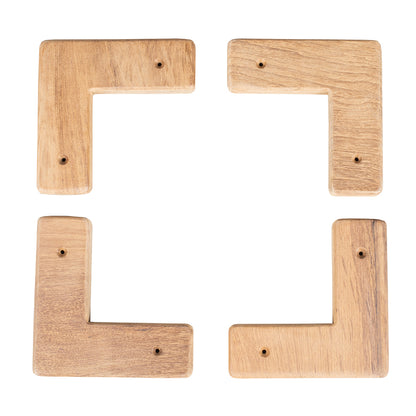 Whitecap Teak Cooler/Box Chocks - 4 Pack [60329] - BuoyMart.com  Teak Whitecap