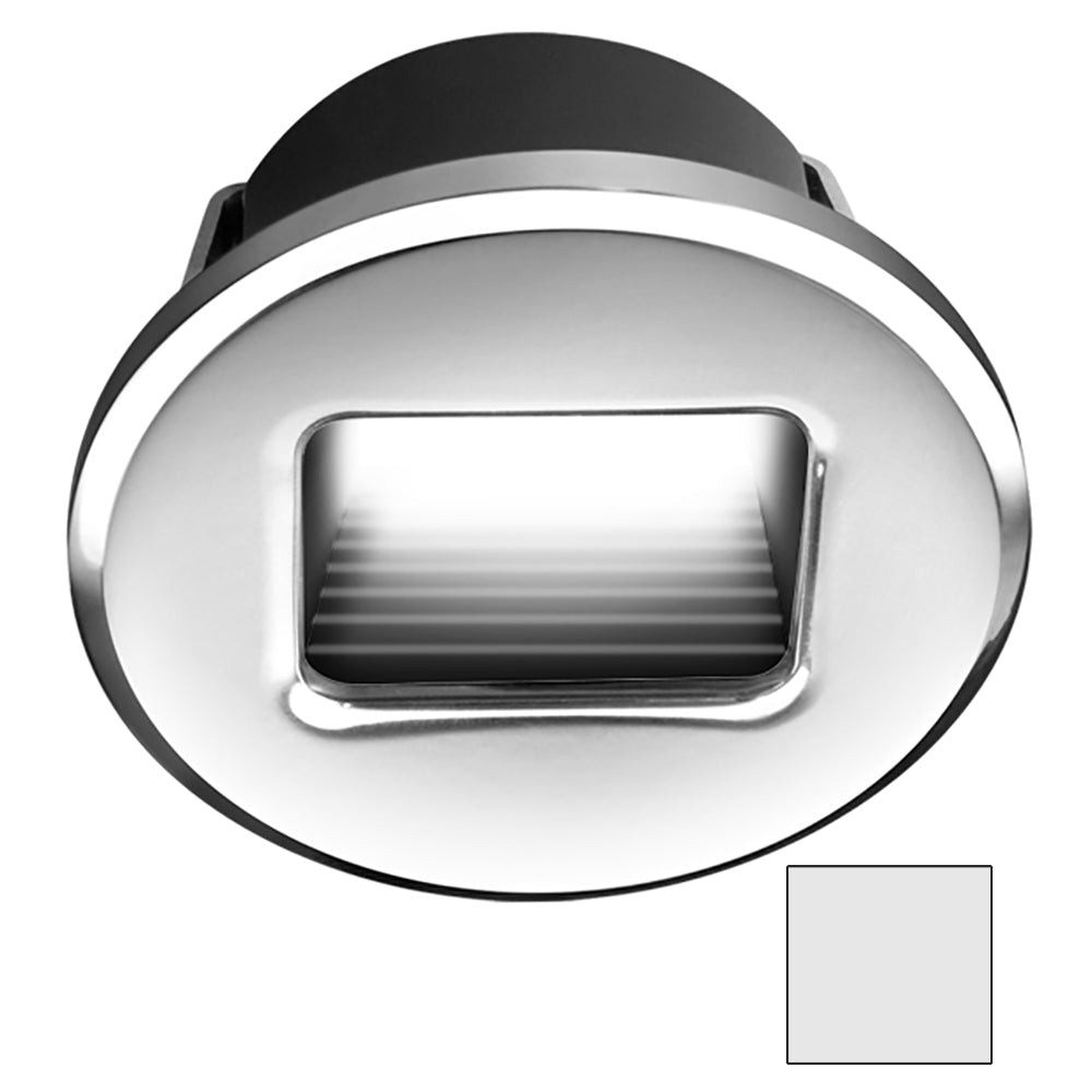 i2Systems Ember E1150Z Snap-In - Polished Chrome - Round - Cool White Light [E1150Z-11AAH] - BuoyMart.com  Interior / Courtesy Light I2Systems Inc
