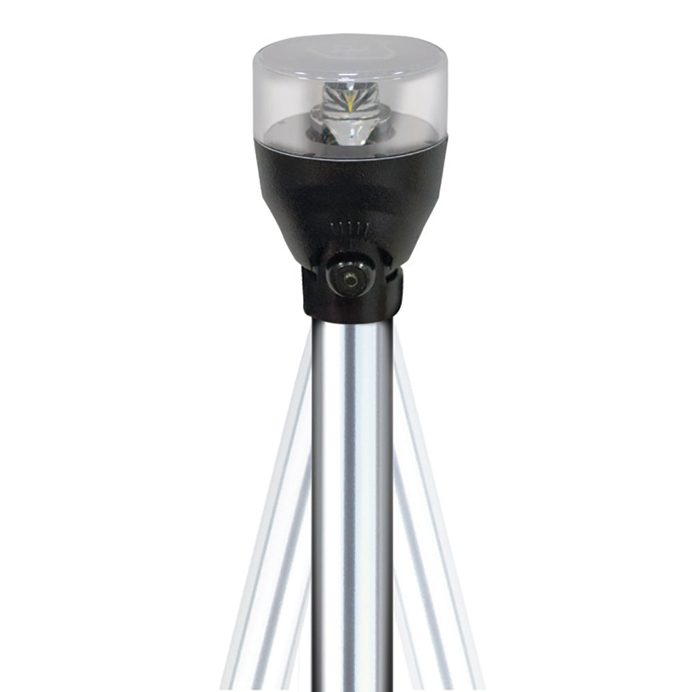 Attwood LED Articulating All Around Light - 42" Pole [5530-42A7] - BuoyMart.com  Navigation Lights Attwood Marine