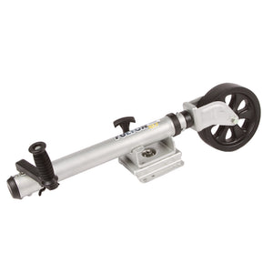 Fulton XLT 1500 lbs. Swing Away Bolt-On Jack w/12" Travel & 8" Poly Wheel - Sharkskin Finish [141133] - BuoyMart.com  Jacks & Dollies Fulton