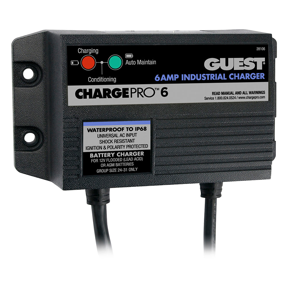 Guest 6A/12V 1 Bank 120V Input On-Board Battery Charger [28106] - BuoyMart.com  Battery Chargers Guest