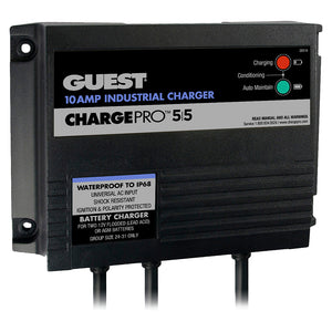 Guest 10AMP - 12/24V 2 Bank 120V Input On-Board Battery Charger [28210] - BuoyMart.com  Battery Chargers Guest
